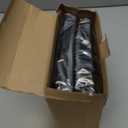 MOACOCK 200 Count Black Plastic Silverware, Heavy Weight Plastic Forks Spoons, Disposable Utensils Cutlery Set for Wedding Party Supplies Everyday Use