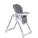 Safety 1st High Chairs for Babies and Toddlers, 3-In-1 Grow and Go with Tray and Adjustable Seat, Monolith