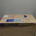 VEVOR Push Lawn Sweeper, 21inch Leaf & Grass Collector, Heavy Duty Thickened Steel Durable to Use with Large Capacity 3.5 cu. ft. Mesh Collection Hopper Bag, 2 Spinning Brushes