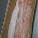 Phopich 30" Long Ground Anchor, Heavy Duty Earth Anchors Ground Anchors Screw in Kit with T-Handle Hex Wrench for Camping Tent, Swing Sets, Securing Animals, Sheds, Trampoline (Orange)