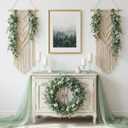 lovemoon 130 Pcs Artificial Mixed Eucalyptus Stems Bulk, 5 Kinds of Faux Greenery Eucalyptus Leaves Bulk for Vase Wedding DIY Bouquets Floral Arrangement Home Decor (130, Green)