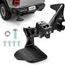 82216597AC Retractable Bumper Step for Dodge Ram 1500 2024-2026, Anti-Slip Foot-Activated Folding Rear Step, Not for RHO/TRX