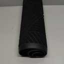 Smiry Front Door Mat Outside Entrance, Heavy Duty Sturdy Natural Rubber Doormat, Trap Dirt and Moisture, Easy Clean Low Profile Mats for Indoor Outdoor Entry, Irregular Triangle (29.5x17, Black)