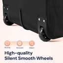 Ytonet Rolling Laptop Bag, Rolling Briefcase for Women, 17.3 Inch Laptop Bag with Wheels, Computer Bag with Wheels Laptop Case for Work Travel College Business Wife Mom Overnight Teacher