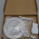 LED Grow Lights for Indoor Plants Full Spectrum 5000K, Upgraded Smart Home Ready 9.8 ft Cord, Plant Light Halo Small Grow Light (Black, 6.3 inch)