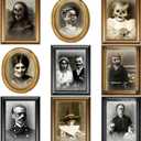 Tuanse Halloween Decorations Indoor 3D Changing Face Pictures Horror Scary Portraits Spooky Ghost Picture Frame Creepy for Wall Halloween Party House(Mixed Style,9 Pcs)