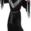 Morph Wizard Costume Men, Men's Wizard Cloak Costume, Adult Warlock Robe and Sorcerer Outfit, Halloween Costumes For Men (Large)