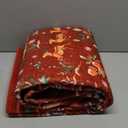 LIVEBOX Christmas 5x7 Area Rug for Living Room Red Clearance, Washable Rugs for Bedroom Nursery Room, Soft Low Pile Non Slip, Christmas Tree Santa Claus Print Holiday Carpet Home Decor (Red 5'x7')