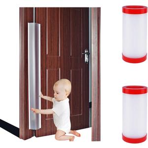 Door Pinch Guard Baby Proofing, Door Hinge Cover, Door Protector for Kids Finger Safety, Door Finger Pinch Guards Heavy Duty, Door jam Shield,JuneSisters 2