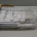 OCG 2 Tier Pull Out Cabinet Organizer (9.5" W x 21" D), Pull Out Drawers for Kitchen Cabinets, Pull Out Shelves for Base Cabinet Organization in Kitchen Bathroom Pantry, Chrome Finish