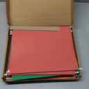 SUNEE Hanging File Folders Assorted Colors, 25 Pack File Folders Letter Size with 1/5-cut Tabs, Stay Organized for Your Home and Office Bulk File and Documents