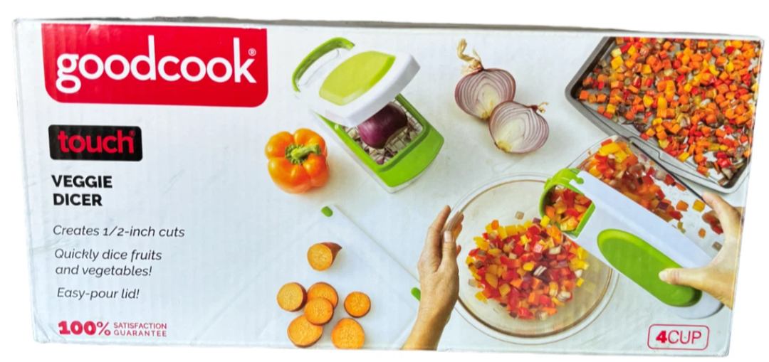 GoodCook Veggie Dicer 4 Cup Vegetable Fruit Chopper Cutter