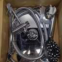 Veken Wide High Pressure Rain Shower Head with Handheld, Handheld Shower Heads with Multi Spray Modes, Rainfall Combo with 15" Metal Extension Arm,Detachable Dual Shower, Bathroom Decor,Chrome Silver (11.8 Inch(Standard))