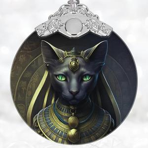 Christmas Ornament, Egyptian Cat Christmas Decoration, Stained Glass Christmas Tree Ornaments, Christmas Ornaments Clearance, Cat Lover Gifts, Xmas Gift for Friend Family Coworker