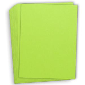 Hamilco Colored Cardstock Scrapbook Paper 8.5" x 11" Pear Green Color Card Stock Paper 50 Pack