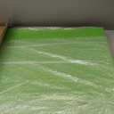 Portable 4Ft Folding Table, Heavy Duty Plastic Fold-in-Half Utility Foldable Table Small, Adjustable Height Plastic Folding Table with Carrying Handle for Camping & Party Indoor/Outdoor(Green)