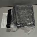 Magnetic Thermal Insulated Door Curtain with Transparent Window Insulated Door Cover Upgraded Oxford Filled with Thicken Cotton Thermal Insulated Curtains for Winter Waterproof and Windproof, Grey (38"W x 82"L (Pack of 1))