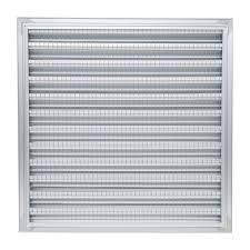 [1 Pack] Fits 24x24 Wall Opening Anodized Aluminum Exterior Wall Vent by Handua | Gable Shed for Crawlspace, Outdoor, Doors, Attic | Wthrproof, Rain&Rust Proof, Water Rest. Grille Overall 24x24 
