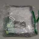 Juvale Clear Menu Covers - 12-Pack, Letter Size 8.5 x 11 in, Black PU Leather - Double Panel Clear Sleeves & Gold Metal Corners - 4-View Menu Holders for Restaurants & Bars