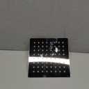 NearMoon Rain Shower Head, High Flow Stainless Steel Square Rainfall Shower, High Pressure Design, Awesome Shower Experience Even At Low Water Flow (6 Inch, Chrome Finish)