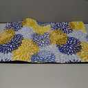 susiyo Bathroom Rug Mat Spring Floral Yellow Blue Chrysanthemums Bath Mat Super Soft Absorbent Plush Shaggy Bath Rugs Non Slip Quick Dry Bath Carpet for Bathroom Floor Tub Shower