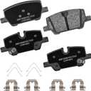Bendix Premium SBC2308 Ceramic Rear Brake Pads for Buick Encore GX 2023-2020, Chevrolet Trailblazer 2023-2021