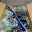 Cordless Vacuum Cleaner, 550W 45KPA 50Min Vacuum Cleaners for Home, Self-Standing Stick Vacuum with Touch Screen, 3 Power Modes, Rechargeable Battery, Handheld Vacuum for Pet Hair Carpet Floor (Blue)