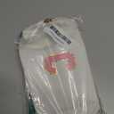 Initial Makeup Bag,Personalized preppy bag Waterproof PU Leather Chenille Letter Cosmetic Bag,Portable Travel Toiletry Bag Monogram Birthday Gift for Women Girls Mom Friends (Letter C) (White)