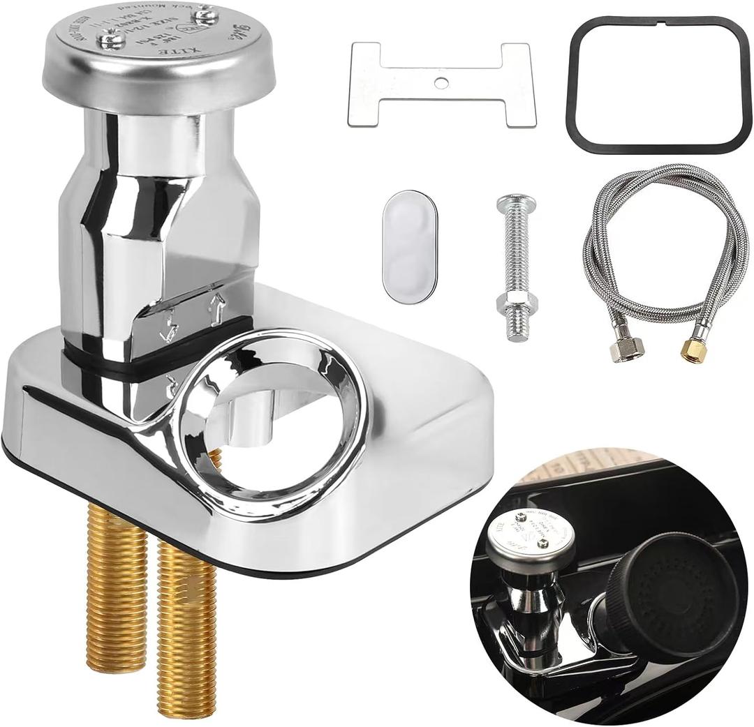 LukLoy Shampoo Bowl Vacuum Breaker Kit for Shampoo Bowl Faucet, Salon Sink Parts, Shampoo Bowl Faucet Kit (Vacuum Breaker Kit)