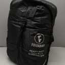 0 Degree Flannel Double Sleeping Bag for Adults, Couples or Family - Winter Queen Size Waterproof & Warm 2-Person Sleeping Bag for Cold Weather Camping, RV Travel (Army green)