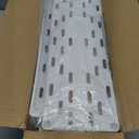 SPACELEAD Slim Storage Cart 3 Tier,Bathroom Organizer Rolling Utility, Mobile Shelving Unit Slide Out for Office, Kitchen, Laundry Room & Narrow Places,White