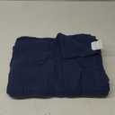 EMME Cotton Throw Blanket for Couch Soft Muslin Blankets 50"x60" Lightweight Breathable Blanket All Season Gauze, Navy