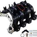 Upper Intake Manifold w/Gaskets Thermostat Kit | Fit for Ford Excursion Expedition E-150 Econoline Club Wagon E-250 E-350 E-450 F-250 F-350 Super Duty F-150 Heritage, V8 5.4L | OE# 2L1Z9424AA 615-188