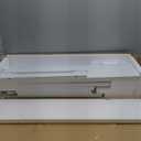 VECELO Over The Toilet Storage Cabinet, Over Toilet Bathroom Shelf with Double Doors and Anti-Tip Device, Inner Adjustable Shelf, White