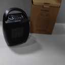 GiveBest Portable Electric Space Heater, 1500W/750W Ceramic Heater with Thermostat, Heat Up 200 Square Feet in Minutes, Safe and Quiet for Office Room Desk Indoor Use (Black)