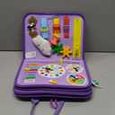 Hahaland Busy Board Montessori Toys - 3 Year Old Girl Gifts Birthday Gift Ideas - 8 in 1 Preschool Learning Activities - Educational Toys Easter Basket Stuffers for Toddler Age 3 Travel Busy Book