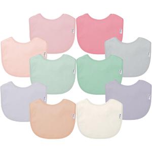 green sprouts Stay-dry Baby Bibs (Rose)