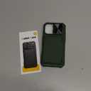 ATATOO for iPhone 17 Case, Built-in Card Holder (Store 3-5 Cards) [RFID] & Sliding Camera Cover, Military Grade Protection, Heavy Duty Sturdy Durable Wallet Cover Case for iPhone 17 6.3" 2025, Green
