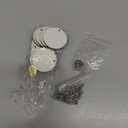 Landical Sublimation Charm Accessories for Cup Name ID Charm for Tumbler Cup MDF Single Side Sublimation Blanks Bulk with Chains Jump Rings DIY Crafts Gift