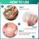 Ingrown Toenail Treatment, 60 Pcs Breathable Ingrown Toenail Strips, Painless Toenail Support Tool for At-Home Pedicure and Foot Care, Toenail Corrector Patch 60 Count (Pack of 1)