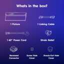 GE Cync Reveal HD+ Smart Undercabinet Light Fixture, Color Changing, 12-in Bar