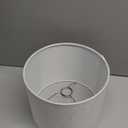 1Set Drum Lamp Shades for Table Lamps, Linen Lampshade Easy Assembly Lamp Shade Floor Lamps Bedside Lamps, Dark Beige