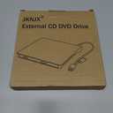 External CD DVD Drive, USB3.0 Type C CD DVD RW Rewriter for Laptop, SATA ODD, Portable Optical Drive Case CD DVD RW Player Rewriter Burner Writer Compatible with 10/XP/8/7/Vista OS X for Linux