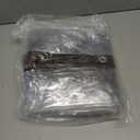 Clear Tarp with Grommets, 14Mil PVC Clear Plastic Tarps Heavy Duty Waterproof, for Vinyl Patio Enclosure, Patio Plastic Porch Enclosures for Winter and Chicken Coop Cover(8 * 10ft)