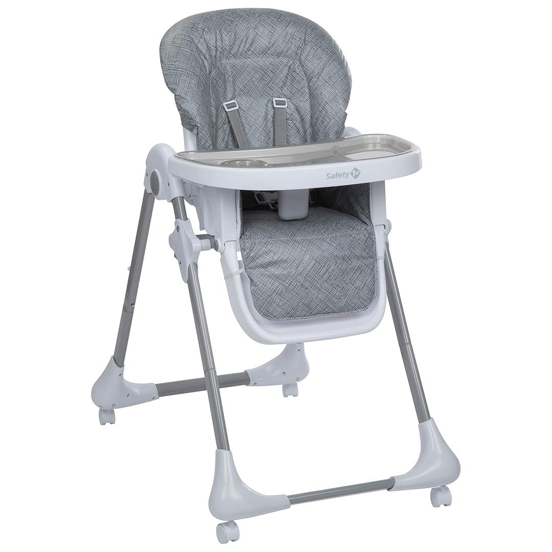Safety 1st High Chairs for Babies and Toddlers, 3-In-1 Grow and Go with Tray and Adjustable Seat, Birchbark