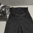 3 Pack Maternity Shorts Over The Belly Pregnancy Biker Shorts Workout Yoga Active Pregnant Pants Pajama with Pockets (Small, Black/Black/Black)