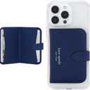 kate spade new york Morgan Magnetic Phone Wallet/Card Holder - Compatible with MagSafe Phones and Cases - Navy