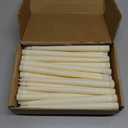 Funtery 48 Pcs Flameless LED Taper Candles 11 Inch Battery Operated Candles Bulk LED Candlesticks Fake Candle Flickering Flames for Christmas Church Wedding Party (Ivory, Classic)