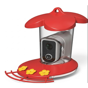 Hummingbird Feeder with 4K Camera, Smart Hummingbird Feeder Camera Solar Powered with AI Identify-A1