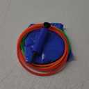 Voiiake Pool Floats Toys Games Set, Inflatable Cross Ring Toss Game Toy with 6pcs Rings for Kids Adults Family, Swimming Pool Water Game (Blue Shark)